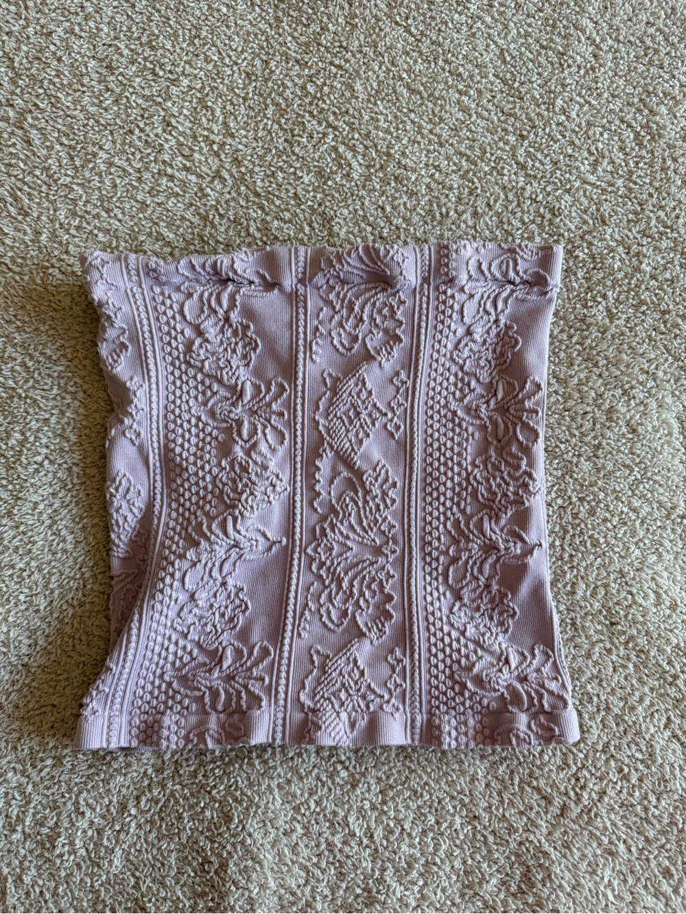 Urban Outfitters Lilac Textured Strapless Tube Top